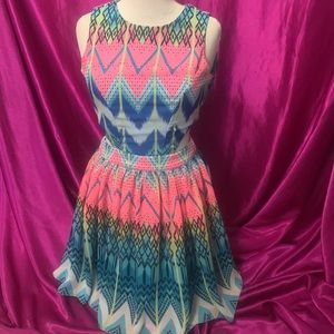 Parisian dress size extra small opening on either side of hip very unique